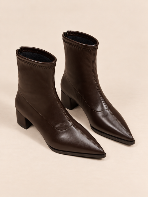 Margot Ankle Boot In Brown