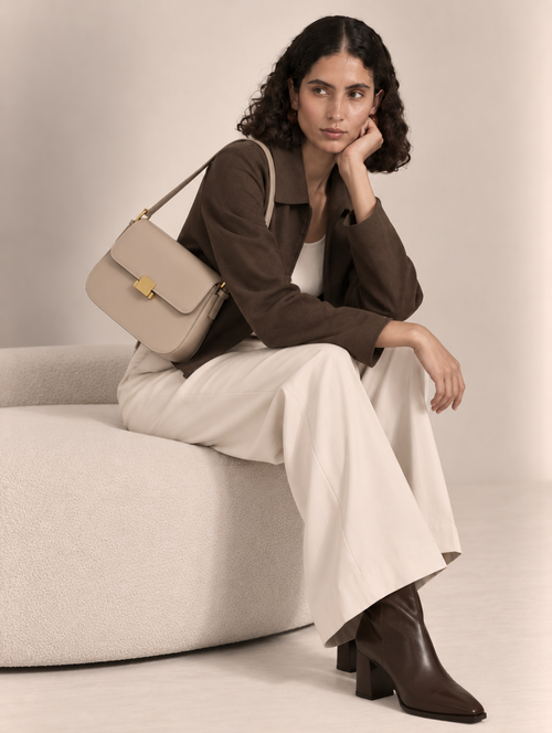 Camille In White Cross Body Bag